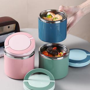 热销早餐杯粥杯汤杯带粥汤不锈钢饭盒餐盒上班族学生保温便携提锅
