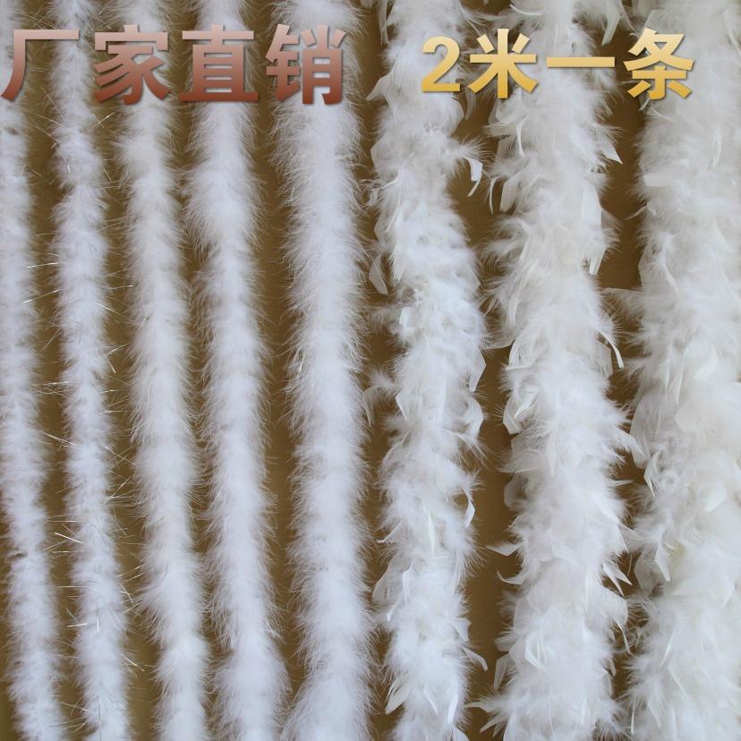 厂家火鸡羽毛条diy手工羽毛条卡通花束婚车羽毛灯装饰材料