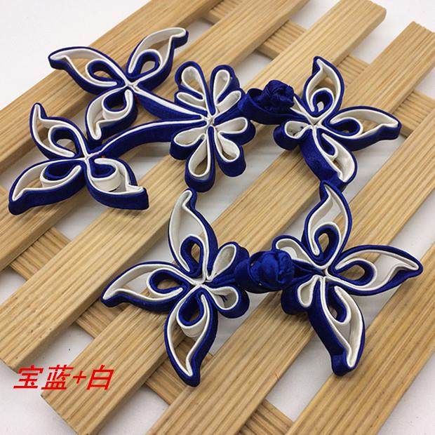 手工盘扣布扣花扣空心立体花旗袍扣唐装扣复古古典纽扣辅料