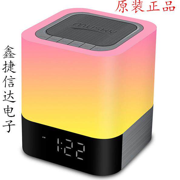musky高档蓝牙音响 LED触控灯光时钟闹钟音箱 客厅音响低音炮