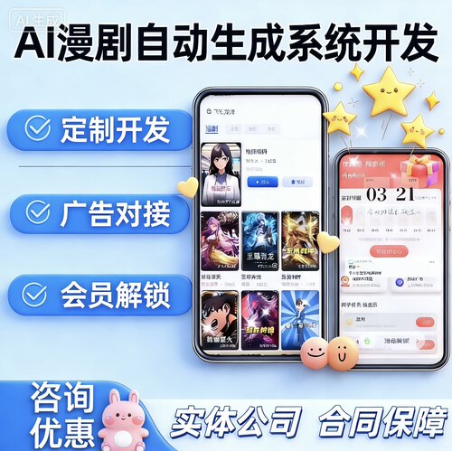 AI漫剧系统定制开发AI漫剧自动生成系统一键生成漫剧