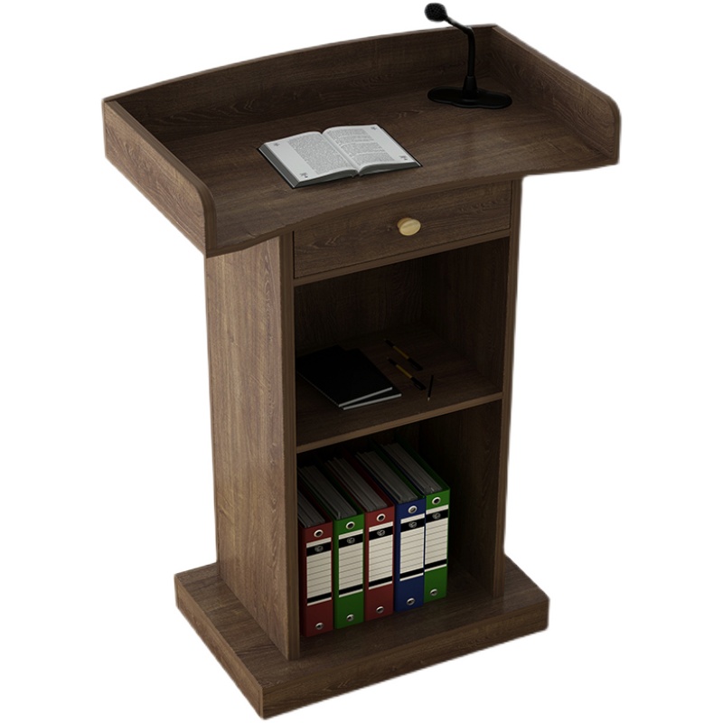 简易会议室活动演讲台讲桌台播音主持台安全宣讲台老师发言台