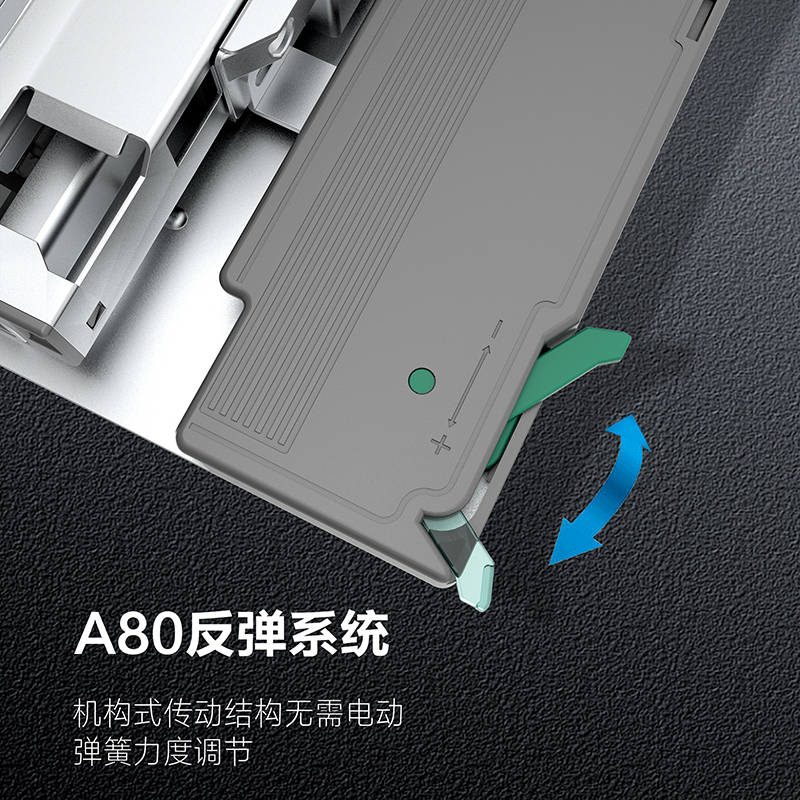 柏扉步隐藏式托底抽屉导轨底部阻尼缓冲滑轨三节全拉橱柜反弹轨道