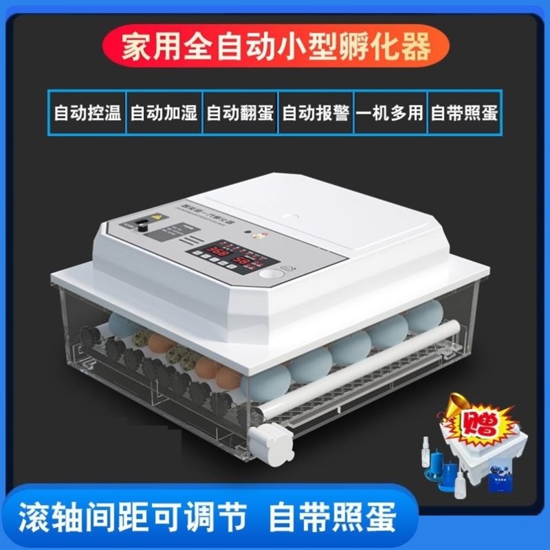 好货小鸟蛋孵化器小型恒温种蛋智能鸡蛋孵蛋器乌龟家用智能双电设