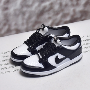 迷你aj模型篮球鞋模1/6兵人素体手办小鞋子汽车摆件节日男女礼物