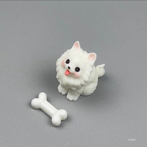 仿真迷你狗狗摆件模型小装饰品女