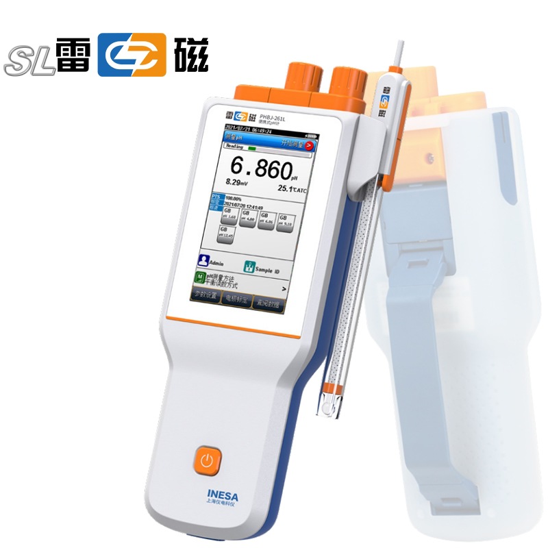 雷磁酸度计 PHBJ-261L便携式ph计  0.001级手持式酸度计