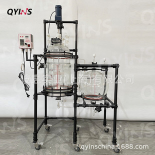 厂家定制特氟龙喷涂防腐多肽合成收集固液分离过滤结晶固相合成釜