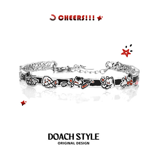 DOACH原创小众设计小猫小马手镯