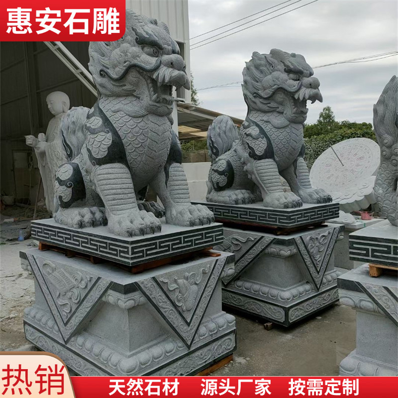麒麟汉白玉貔貅青石吸水兽蚣蝮图片