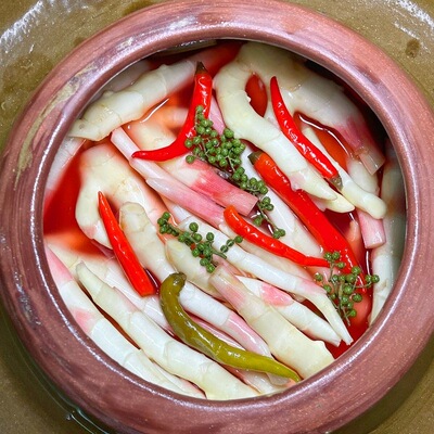 正宗农家泡仔姜新鲜嫩姜老坛腌制姜芽鲜爽家乡味道下饭脆爽酸辣