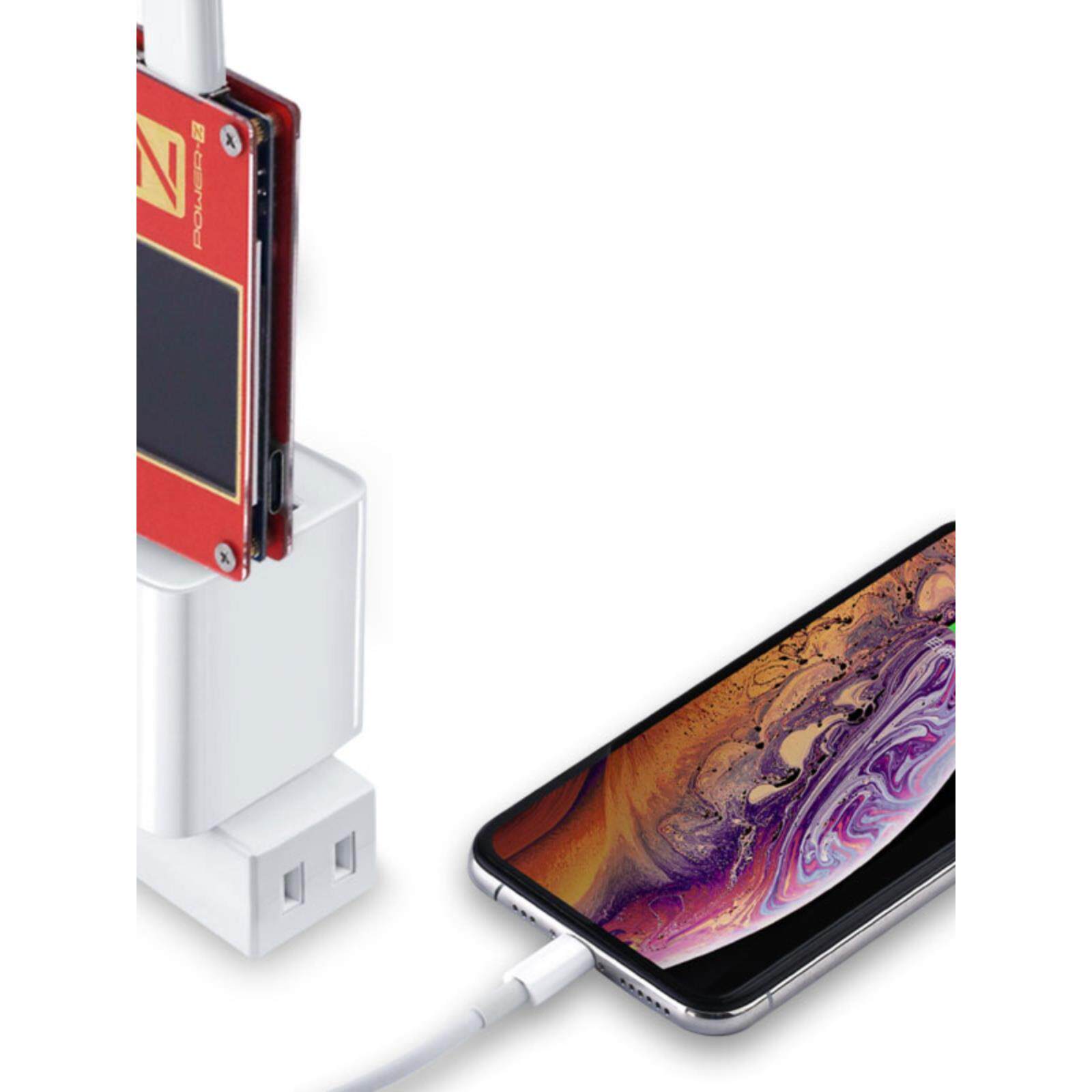 powerz usb测试仪电压电流表快充电功率计mfi检测仪pd诱骗器kt001