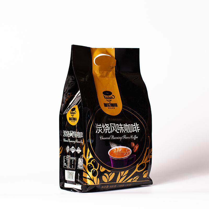 伽伦炭烧风味咖啡速溶三合一50条900g即溶特浓醇香小粒咖啡粉