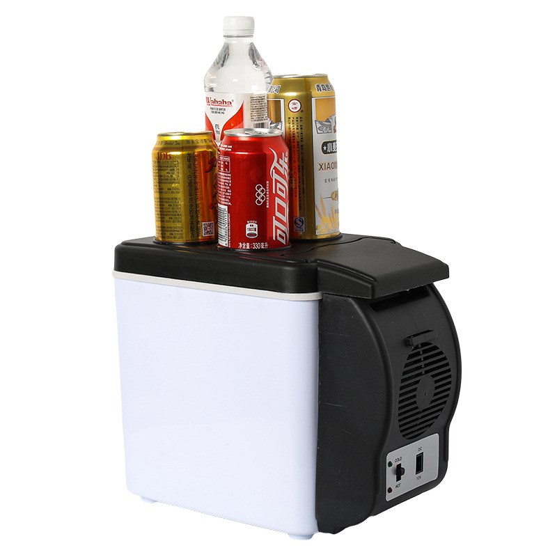 速发汽车车载冰箱冷暖箱保鲜箱式车用6L冷藏箱保温箱12V