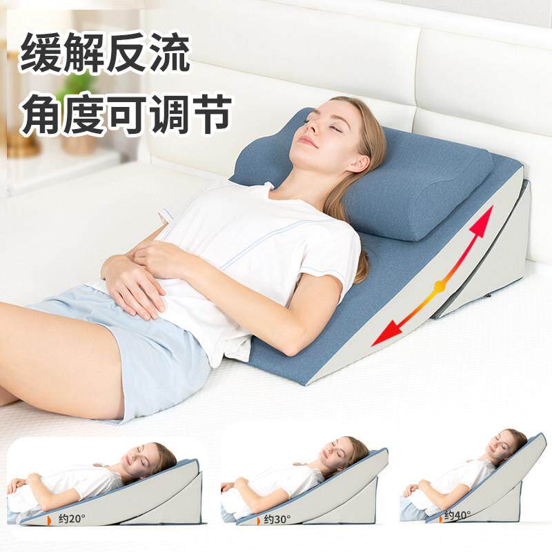 床头靠垫大靠背三角枕孕妇护腰靠枕斜坡垫老人床头看书半躺体位垫