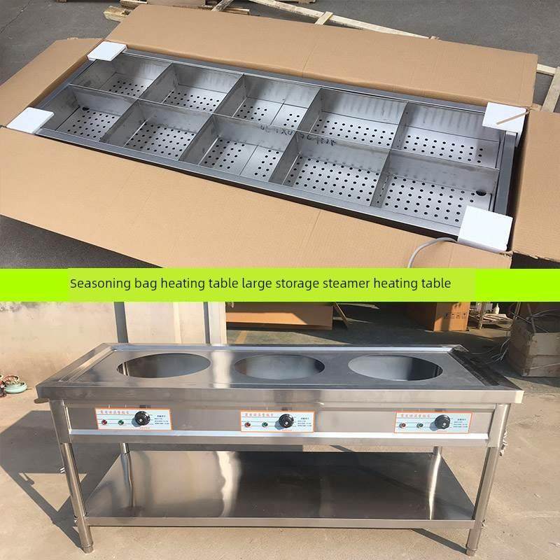 台式商用快餐保温台蒸菜台浏阳小碗菜包子蒸笼保温立式定制保温车