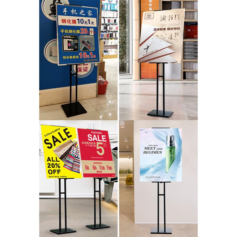 立牌水牌宣传立架定制kt板展架立式落地式广告牌展示牌海报架支架