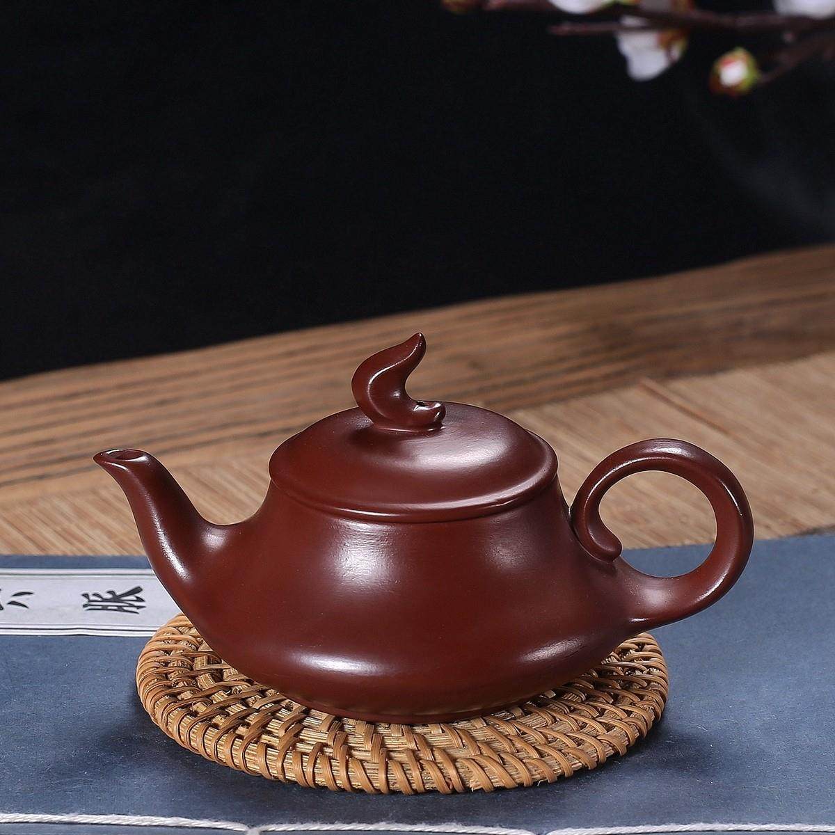 潮州朱泥手拉壶入门级小容量中式茶室手工传炉紫砂壶家用功夫茶具,餐饮具,茶壶,淘宝优惠券,粉丝福利购,淘宝优惠卷