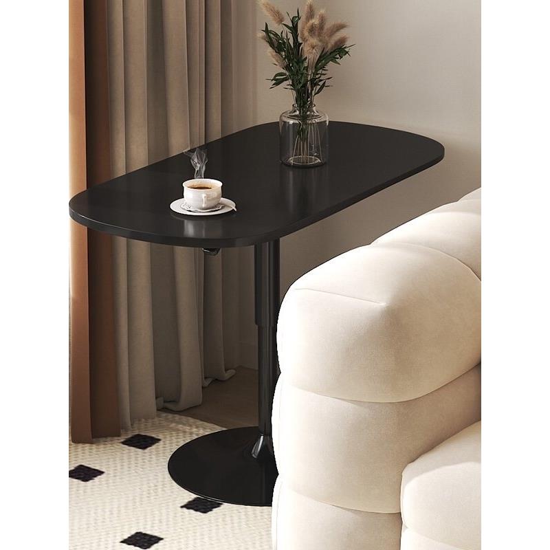 床边桌可升降客厅沙发边岩板边几移动旋转小桌子家用客厅极简卧室