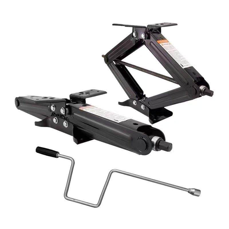 房车千斤顶支腿 拖车千斤顶 剪式 菱形 房车支腿 拖车配件支撑架