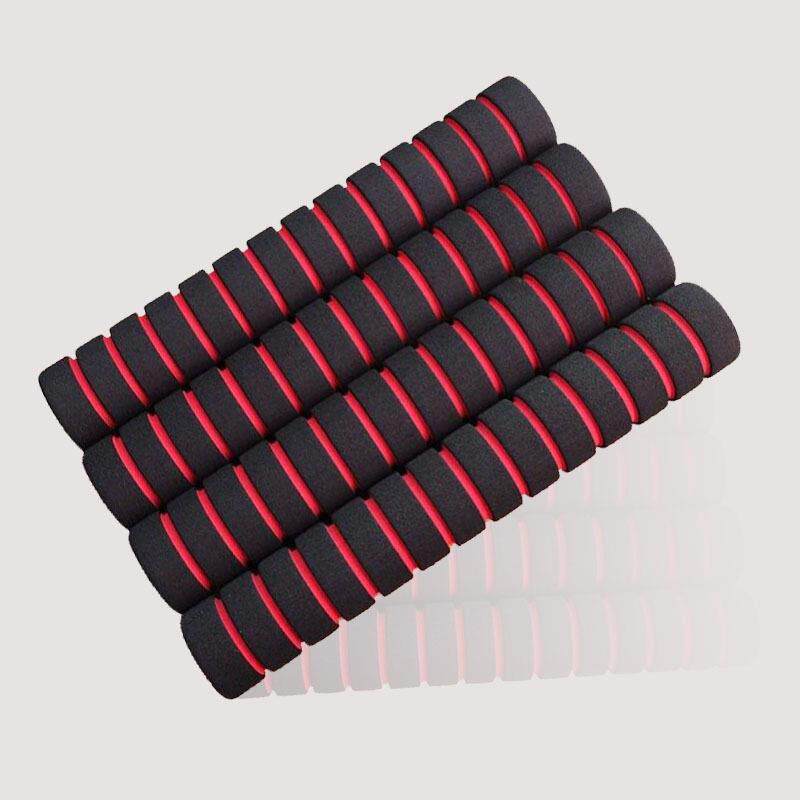 自行车加长款竹节海绵把套公路车彩色把套长22CM车配件车把套