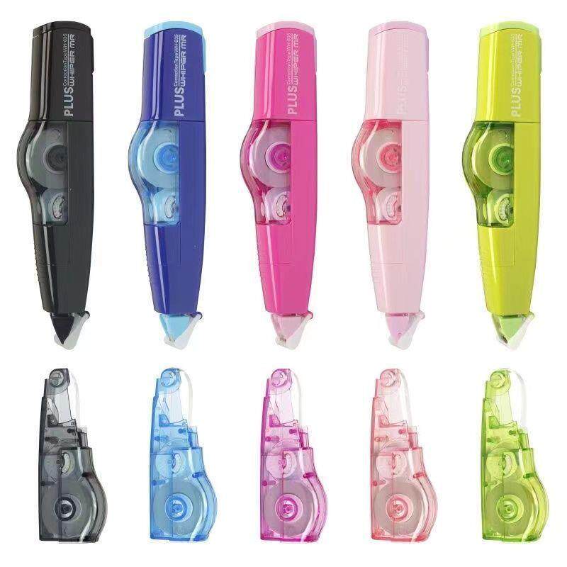 日本plus普乐士修正带MR学生系列WH-635R/625/624/626R滚轮可换芯