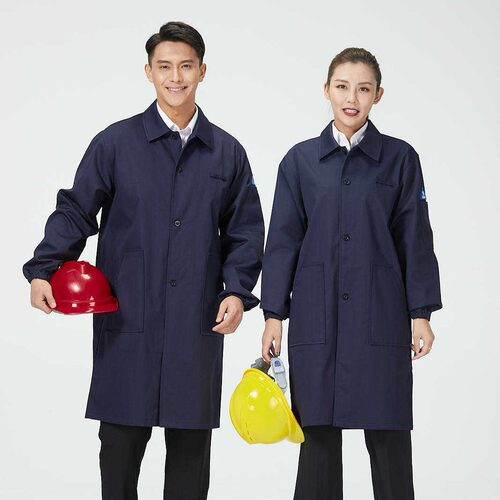 长款防阻燃工作服男女大褂工厂