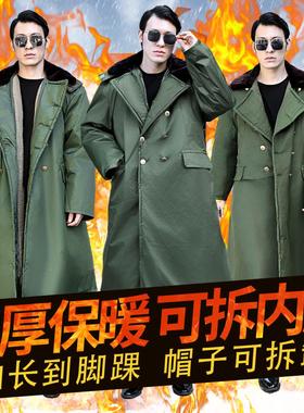 新款寒冬御寒保暖绿色毛绒大衣  户外作业棉质上衣  支持现货批发
