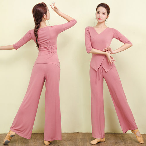 秋舞蹈练功服女套装古典舞舞