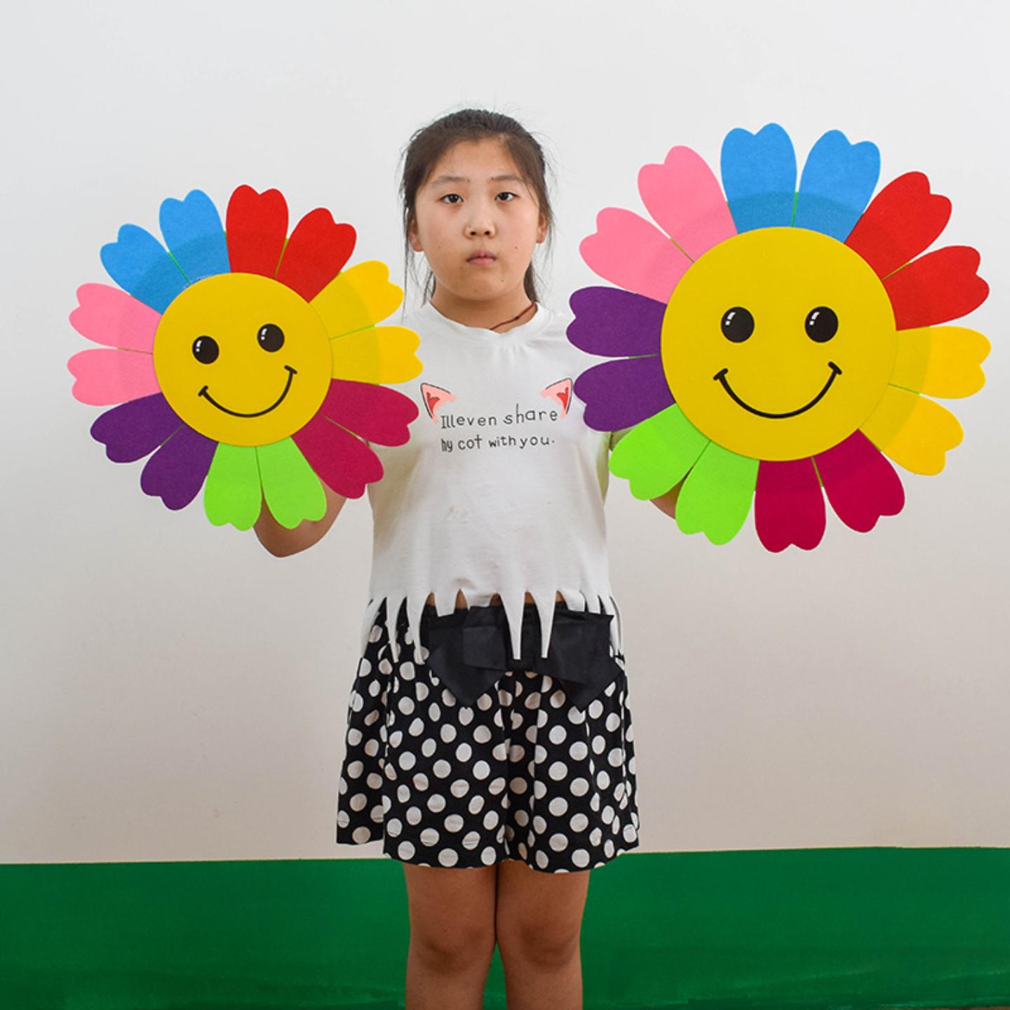 六一演出道具花幼儿园舞蹈向日葵