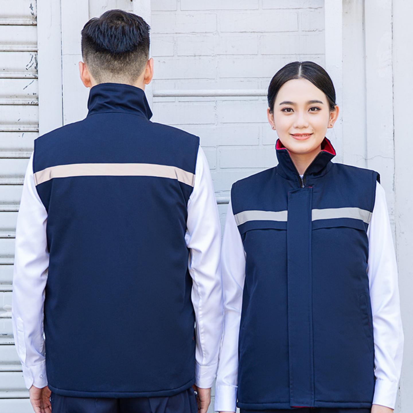 冬季马甲工作服棉服上衣厂家批发