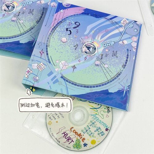 速发CD卡册活页收纳册创辑爱豆专意收卡小纳DVD收藏册追星