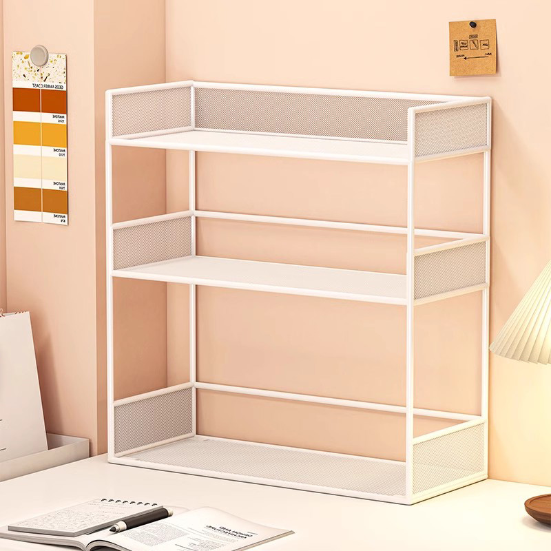速发学生置桌整理架神面书架桌面收纳桌器学习桌收纳架多层书物