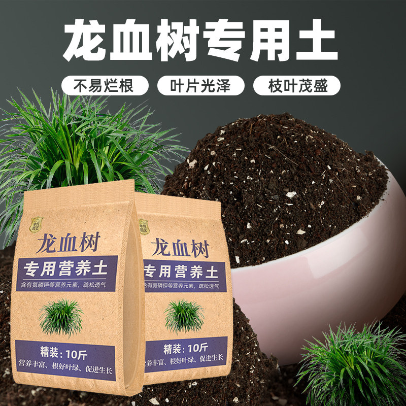 速发栽通龙血树土壤肥料营养土养花种花用土蓬松泥土无菌土