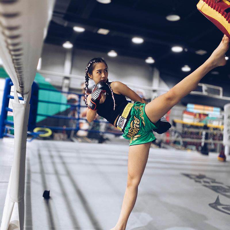 速发泰拳训练短裤拳击散打格斗抟击男服mma儿童成人裤子综合ufc头