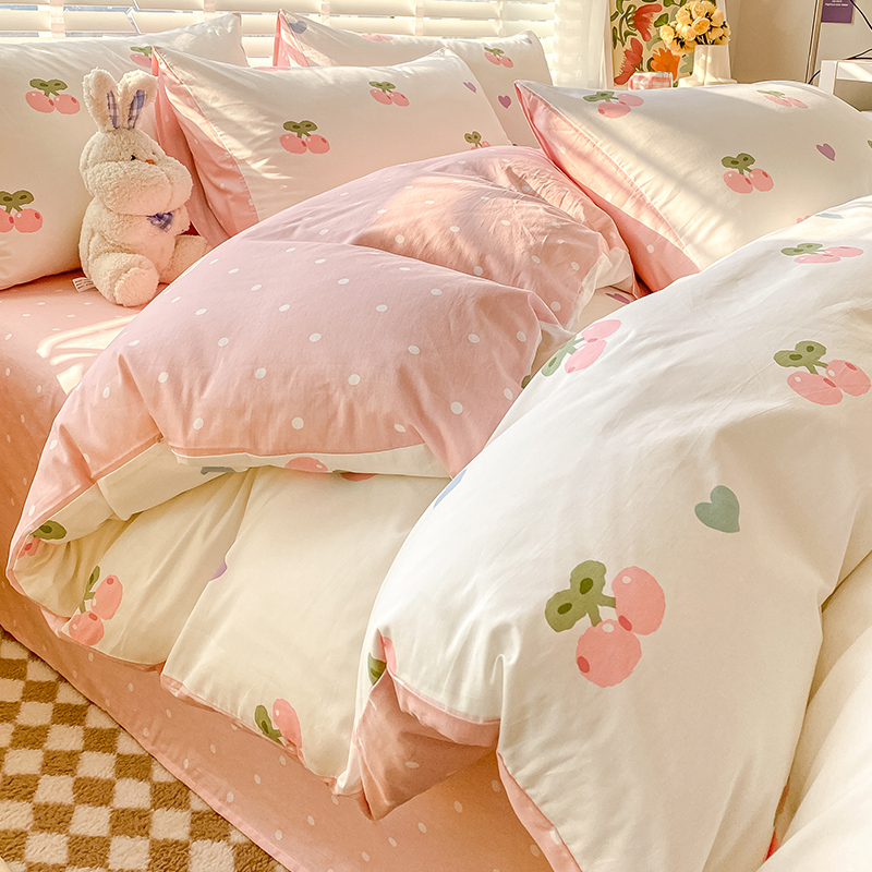 速发纯棉单件200x20被季全棉夏罩单人150x2单0被0宿舍1.5米