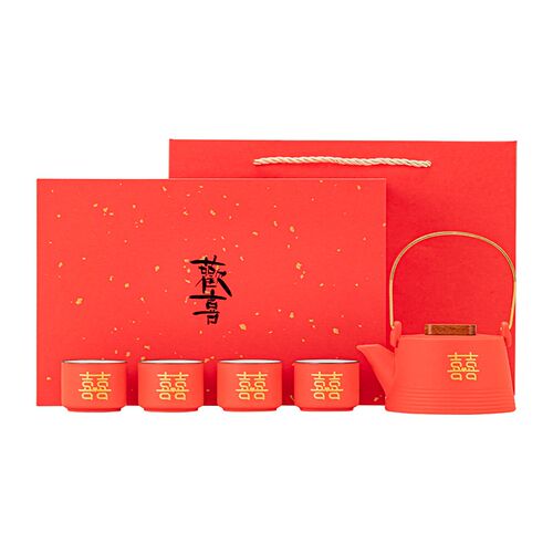 速发结婚礼品茶具套装送新人伴手礼开业节档婚庆创意礼盒企业