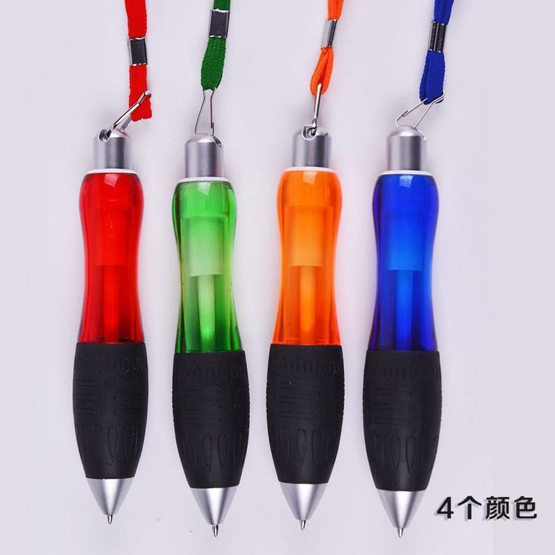 现货速发挂在脖子上的笔挂绳笔圆珠笔办公室用笔带绳笔挂颈防丢笔