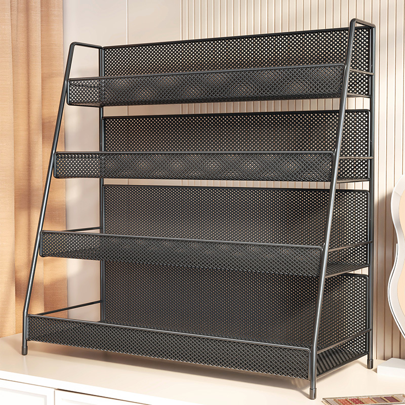 速发桌面置物架餐桌上零食架客厅杯架卧室架妆台收纳梳厨房物层储