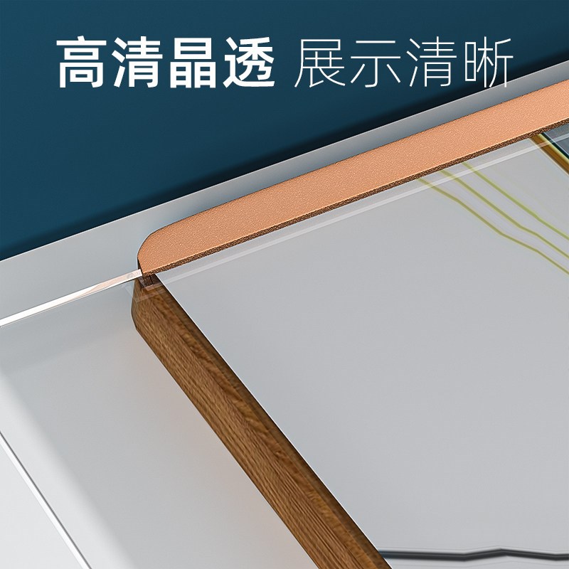 速发A4荣誉木质奖状展示框外壳高档聘书优秀员工结业书相框摆台打