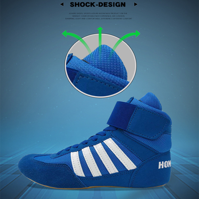 速发,wo,child boxig shoes Rubber outse brthable Wre