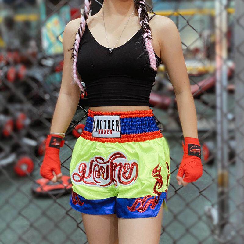 速发散打短裤泰拳搏击拳击训练格斗儿童服男ufc裤裤子比赛泰国男