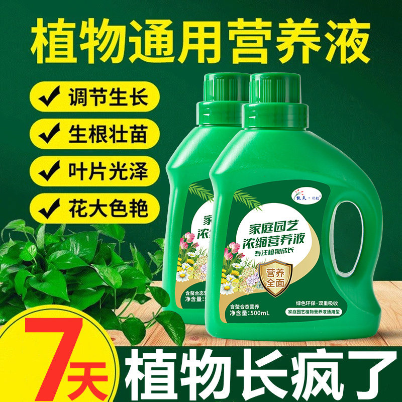 速发肉养液植物通用型花肥多营富贵竹绿萝水花盆栽家用花卉养培肥