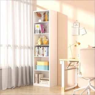 钢制书架储物架落地式书架家用书架小书架客厅夹层多层储物柜储物