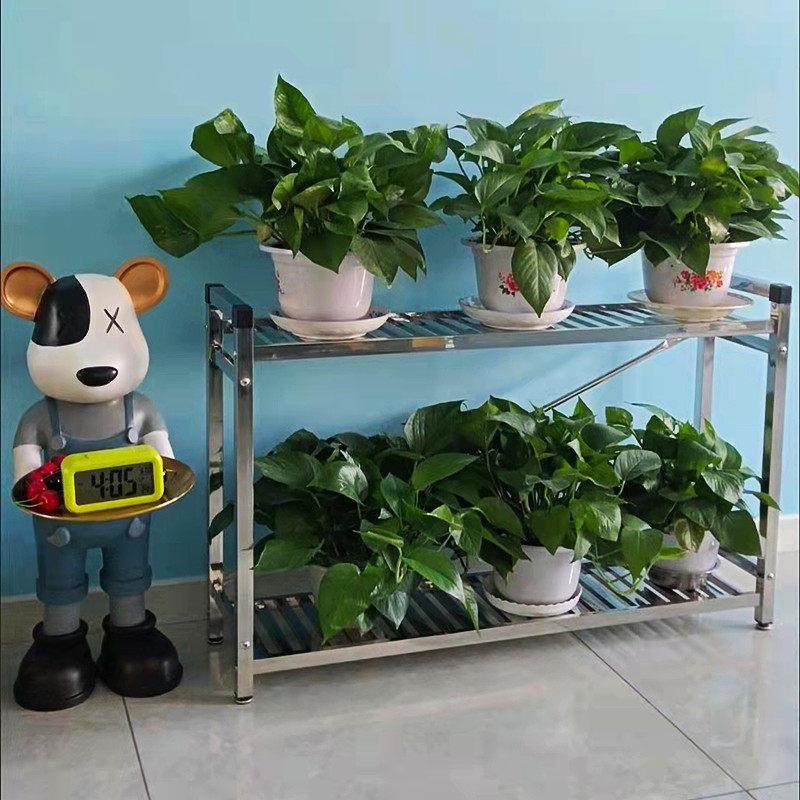 不锈钢花架子室内阳台置物架子户外多肉花盆置物架客厅承重落地式,鲜花速递/花卉仿真/绿植园艺,花架,淘宝优惠券,粉丝福利购,淘宝优惠卷