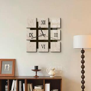 中古钟表静音挂钟挂表客厅2024新款艺术时钟家用挂墙简约创意壁钟