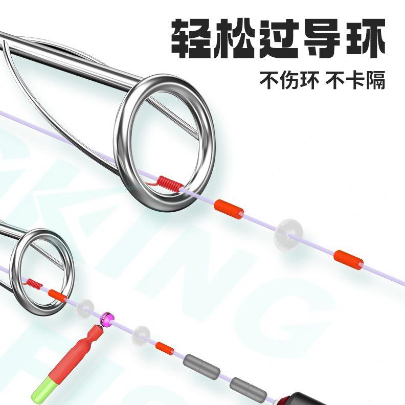 钓鱼王路滑线组套装成品矶竿滑漂线组远投路亚线组专用钓大物鱼线
