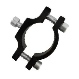 加厚加固电动车外置大灯支架摩托车LED射灯管夹龙头支架车把管夹