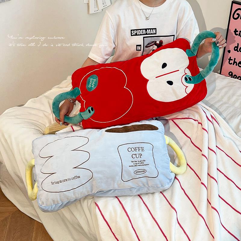 夏季办公室空调毯抱枕二合一午睡毯披肩可爱儿童盖毯便携四季通用