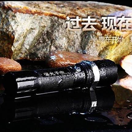 强光手电筒大功率超亮小型便携式老人耐用超长续充电口家用小电灯